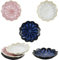 RHHGHY 3 Pièces Plat à Bijoux en Céramique, Bijoux en Forme de Fleur Coupelle, Plateau Bijoux pour Bijoux Bagues Clé Bracelets, Table d'entrée décor de Chambre