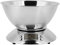Stainless Steel Electronic Digital Kitchen Scale with Removable Bowl Food Meat Weighing Scales Measures in Grams and Ounces