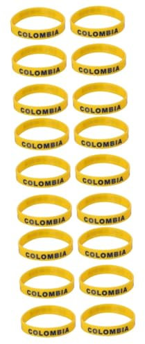 BCOATH 18 Stk Länderflaggen-armband Länderarmband Bulk-armbänder Basketball- Motivierende Armbänder Land Inspirierende Armbänder Dekoratives Mit Landesflagge Sitz