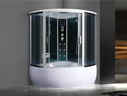 Bagno Italia Cabine d'hydromassage 150x150 6 jets avec baignoire douche multifonction hammam