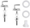 Stainless Steel Toilet Seat Hinges - 2 Pack Universal Toilet Seat Top Fittings