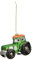 Christbaumschmuck Traktor/TRECKER aus Glas Weihnachtskugel witziger Weihnachts-Hänger Tannenbaum-Anhänger lustige Tannenbaum-Figur Weihnachtsschmuck Baumkugel Anhänger Weihnachtsdeko (Traktor grün)