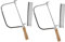 QUMIIRITY Lot De 2 Mini À Chantourner Pour Le Travail Du Bois La Bijouterie Petite Scie À Bois En Forme De U Outil De Coupe De Précision Poignée Confortable Arc Portable
