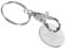 SHOWERORO Einkaufswagen-chip Schlüsselanhänger Metall Token Runder Anhänger Einkaufswagen Etikett Unisex Schlüsselring