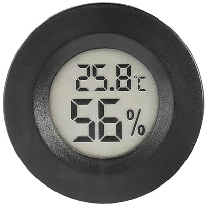 Compteur de température et d'humidité intérieure et extérieure – Thermomètre numérique pour cave | Jauge de température précise avec moniteur d'humidité, parfaite pour le réfrigérateur, le placard, le