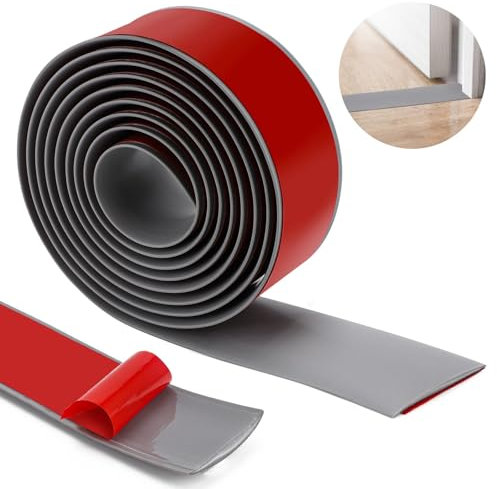 Übergangsleiste Selbstklebend Vinyl Übergangsschiene, Boden-Leiste Zum Vinyl Übergangs-für Fußböden, Flach Übergangsleiste Selbstklebend (Grau, 2m*4cm)