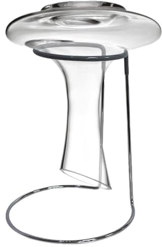 Stibtmr Égouttoir Carafe À Vin Support Pour Carafe À Vin Égouttoir À Carafe Support De Support Pour Sèche-gobelets À Bouteilles En Acier Au Carbone 13.5x19.5x24cm