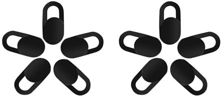 jaramari® 10x Cubierta Webcam Cover Ultra Fina – Tapa Cámara Portátil para Ordenadores, PC, Móviles, Tablets – Protector Cubre Webcam - Accesorio para Tapar la Cámara y Proteger la Privacidad (10)