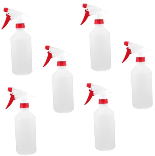 BESPORTBLE 6St Haarsprayflasche befeuchter moisturizer Sprühflasche für Haarzubehör umidificatore The Drencher Wassersprühflasche Salon Wasser Mister Wasservernebler Plastik Wiederverwendbar