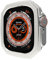 NFRFK Custodia lucida per placcatura PC per Apple Watch Ultra 49mm 8 7 41mm 45mm Paraurti per IWatch Series 6 SE 5 4 40 44mm Bazel Cover protettiva(Silver,44MM)