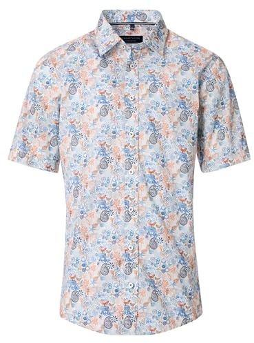 CASAMODA Freizeithemd Kurzarm Print Comfort Fit