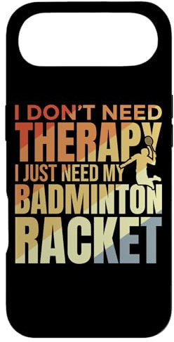 Hülle für iPhone Air Badmintonspieler Spruch Badminton Therapie