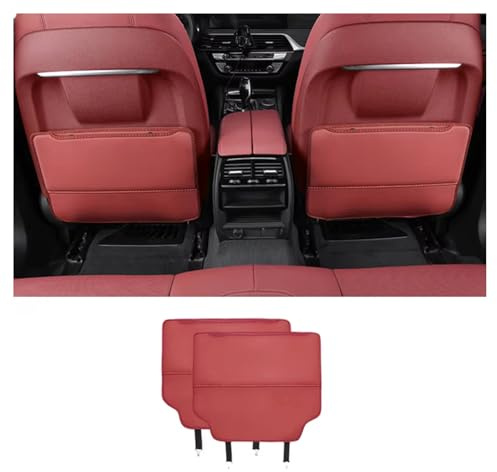 YLWDKORR Autositz Organizer für Mercedes Benz CLA-Klasse CLA250 2013-2024 Autositz-Rückenlehnenschutz, Trittschutzpolster, Aufbewahrungstasche