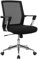 SONGMICS Bürostuhl mit Netzrückenlehne Chefsessel Bürodrehstuhl Drehstuhl höhenverstellbar Wippfunktion, schwarz, OBN83B, 61*55*102