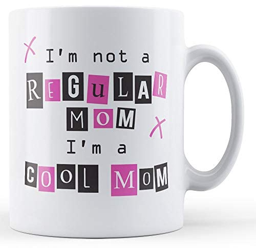 Finger prints - I'm Not A Regular Mom I'm A Cool Mom - Printed Mug, Ceramic, 11fl.oz.