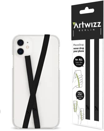 Artwizz PhoneStrap, Smartphone-Halterung für Schutzhüllen-Rückseite, schwarz