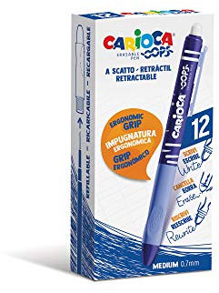 Carioca Oops Bleistift, Blau, 0,7 mm (12 Stück)