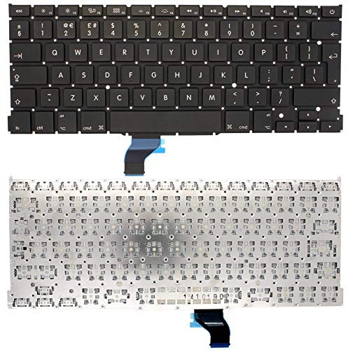 New Laptop Keyboard Replacement For Mac book Pro Retina 13 A1502 2013 Backlit UK Layout English Keyboard QWERTY ME864LL A, ME866LL A, MGX72B A without Frame UK Quick Dispatch