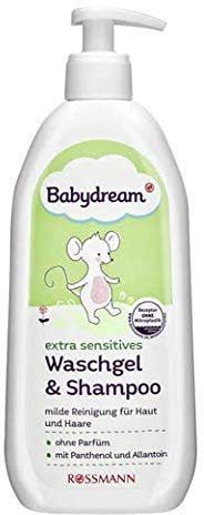 Baby extra sensitives Waschgel & Shampoo - Milde Reinigung für Haut und Haare - 500 ml