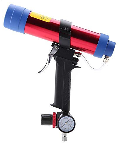 Professional Caulking Gun, 310ML Caulking Guns Cartridge Air Caulking Gun, Pneumatic Glass Glue Sealant Press Cartridge Gun Paint & Decorating Tool