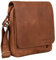 STILORD 'Matt' Ledertasche Männer klein Vintage Umhängetasche Schultertasche Herrentasche für 9,7 Zoll iPads Tablet Herrenhandtasche Messenger Bag Echtes Leder, Farbe:taranto - braun