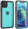 PunkCase Designed for iPhone 12 Pro Waterproof Case [StudStar Series] [Slim Fit] [IP68 Certified] [Dirtproof] [Snowproof] 360 Full Body Armor Cover For iPhone 12 Pro (6.1) (2020) [Teal]