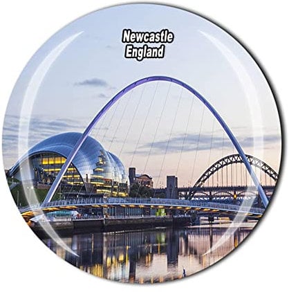 Newcastle England Britain Fridge Magnet Souvenir Gift Refrigerator Magnetic Sticker