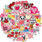 Valentine Stickers Small Love Stickers for Envelopes Scrapbooking Phone Wall Envelops Water Bottles Laptop Wedding Car Window,Romantic I Love You Heart Stickers Decal for Adults Women Gift