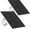 Solarpanel für Überwachungskamera, 5W Solarmodul für Outdoor Akku Kamera, Solar Panel mit 9,8ft Kabel, Verstellbare Wandhalterung, IP65 Wasserdicht, 2 Pack