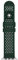 Armani Exchange Bracciale compatibile con Apple Watch, 42/44/45 mm - 22 mm Silicone verde, AXS8014