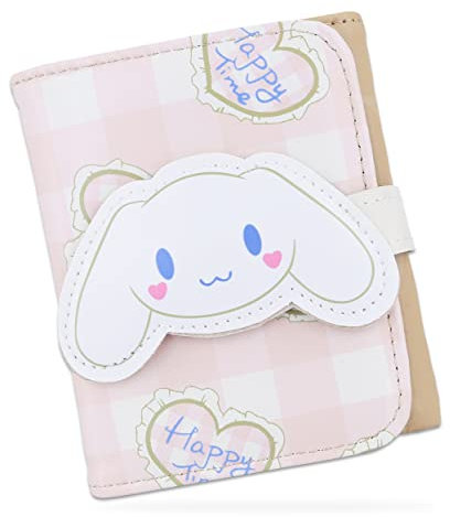 Roffatide Anime Cinnamon Mignon Chien Sac à Main Simili Cuir Portefeuille Femme Kawaii Lolita Portefeuille à Trois Volets Cadeau d'anniversaire