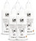 LM Window Color Lot de 5 pots de peinture pour fenêtre amovible Blanc 80 ml Pour images de fenêtre sur carreaux de miroir et autres surfaces lisses. Les stylos de peinture pour verre Windows Color