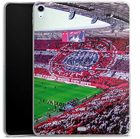 Silikon Hülle kompatibel mit Apple iPad Air 2020 (2020) Case Tablet Hülle FCB Bundesliga FC Bayern München