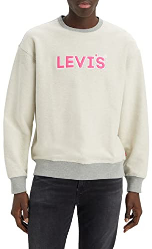 Levi's Herren Relaxd Graphic Crew Sweatshirt, Headline Logo Mhg, M