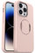 OtterBox OtterGrip Symmetry Series Schutzhülle für iPhone 14 Pro (nur) – Made Me Blush (Pink), integrierter Griff, schlanke Hülle, rastet an MagSafe EIN, erhöhte Kanten schützen Kamera und Bildschirm