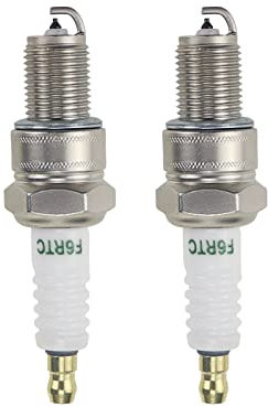 JPGhaha 2 PCS F6RTC Spark Plug Replacement Spark Plug 13.7MM Chainsaw Brush Cutter Spark Plug Length 82MM for MTD 951-10292 751-10292 Torch Engine 131-039 Lawn Mower