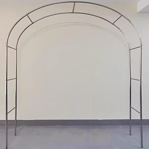 KADEUX Steel Garden Arch Trellis, Metal Pergola Arch For Outdoor & Indoor, Wide 1.2m 1.5m 1.8m 2m 2.2m 2.4m 2.6m 3m 3.5m Arch Arbor, Weather Resistant (Size : W300xH240CM)