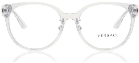 Versace VE3302D Asiatische Passform 148 Neue Frauen Brillen, Transparentweiß, 54