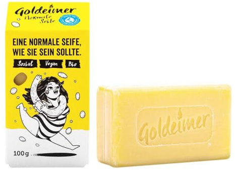 GOLDEIMER Normale Seife, bio & vegan, 100g (5er Pack)