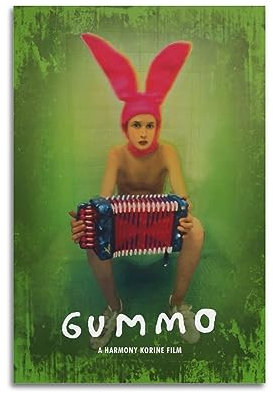 Gummo Poster, Wandkunst, Leinwand, Geschenk für Freund, Schlafzimmer, Wohnzimmer, Dekoration, modern, ästhetisch, 30 x 45 cm, ungerahmt