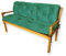 4L Textil Gartenbankauflage Hollywoodschaukel Auflage Bankauflage Outdoor Sitzkissen Bank Gartenbank Auflage Bankkissen Sitzauflage Bank Sitzpolster Bank (180x50x50 cm, Grün)