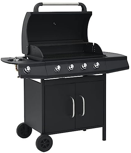 Furniture Select Gasgrill 4+1 Kochzone schwarz Stahl