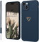 Mitetabo Handyhülle für iPhone 15 Hülle Silikon mit Gold Liebesherz, Mädchen iPhone 15 Case Weich Slim Stoßfest Kratzfeste Süßes Gold Love Schutzhülle für iPhone 15 6.1 Blau
