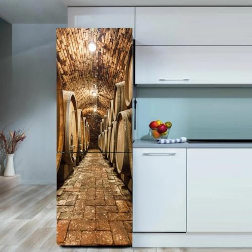 KFMON 40 * 120cm Fridge Wraps Kitchen Fridge Stickers, 29Style Fridge Wraps, Self-Adhesive Waterproof Removable Decor, for Home Personalization