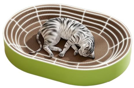 Kratzmatte für Katzen | Kratzmatte, Korb für Katzen, interaktives Spiel für Kratzbäume, Wohnzimmer, Schlafzimmer, Wohnung