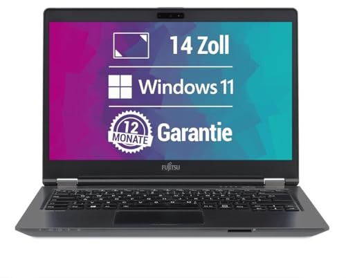 Fujitsu LifeBook U7410 14 Zoll Full HD Laptop Intel Core i5-10210U@ bis zu 4,2 GHz 32 GB 512 GB SSD mit Windows 11 Pro & GRATIS Antiviren-Software inkl. 12 Monate Garantie