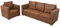 vidaXL Sofagarnitur 2-TLG. Sessel Sofa Loungesofa Polstersofa Wohnzimmersofa Sitzmöbel Ledersofa Polstermöbel Couch Künstliches Wildleder