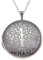 Alexander Castle Baum des Lebens 925 Sterling Silber Kette mit Foto Medaillon für Damen Mädchen Kinder - 22mm - 18 Sterlingsilber Foto Kette & Schmuck Geschenk-Box