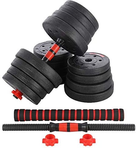 Timebreak Komplett mit Hantelstange und Langhantelstange 30 kg