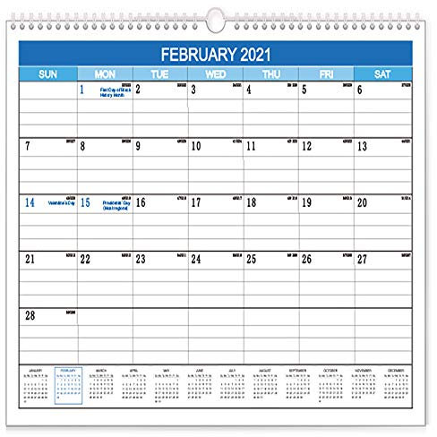 2021 Wandkalender Planer Familienplaner von September 2020 bis Dezember 2021, 16 Monate Kalender, 310 mm x 385 mm